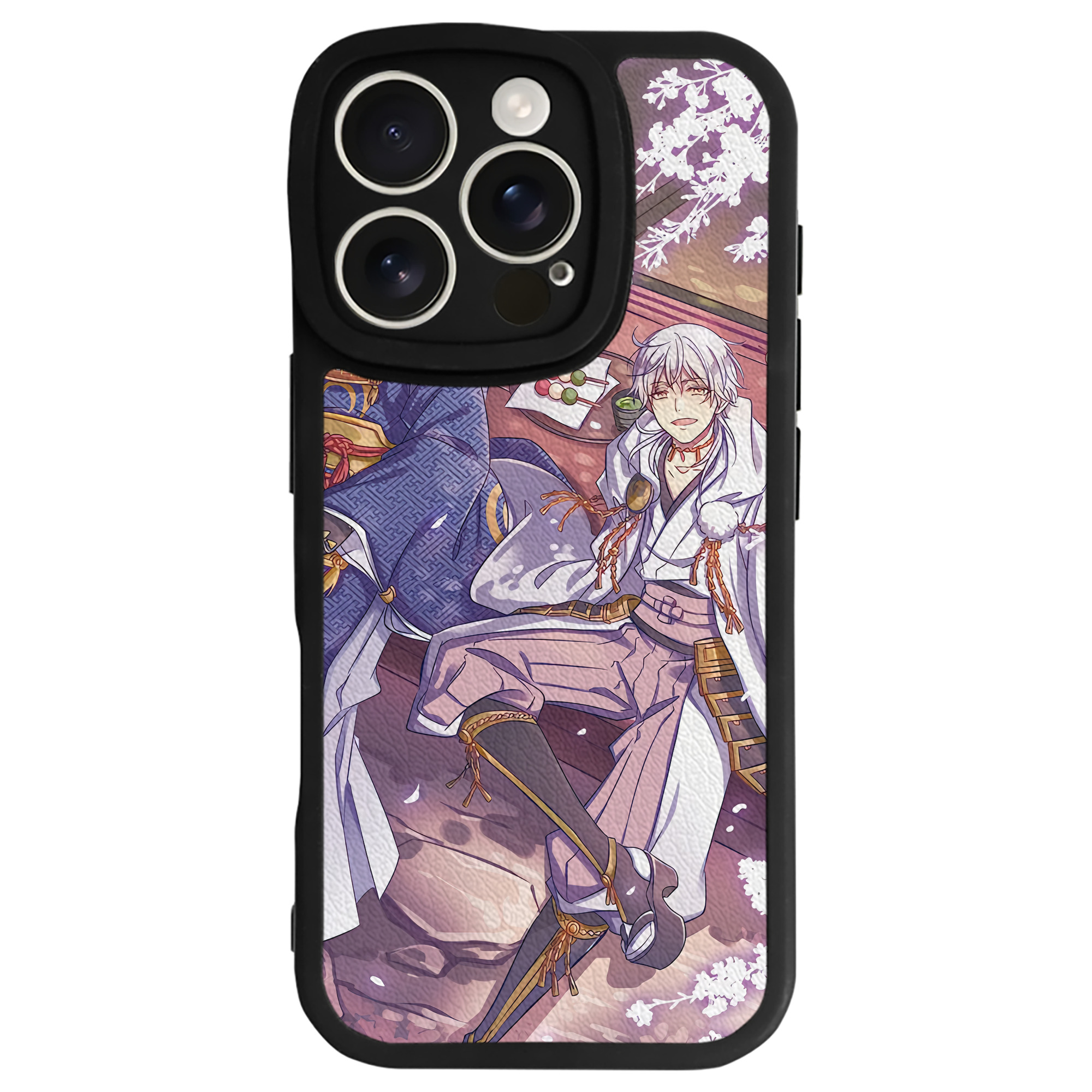 （画像用） 刀剣乱舞 Touken Ranbu 【iPhone 16シリーズ対応】シリコンスマホケース（レザー調） 材質：シリコン